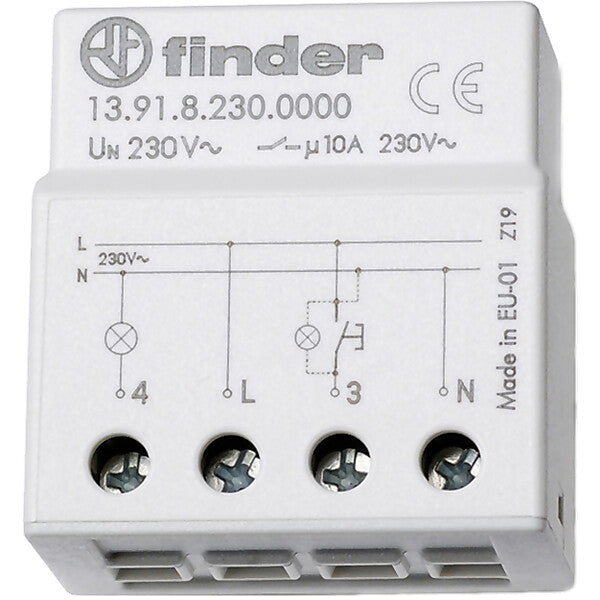 Finder Stromstoßschalter 1S 10A 230VAC 13.91.8.230.0000